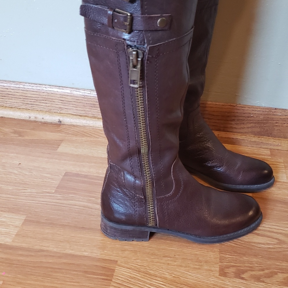 Franco Sarto leather boots 5.5